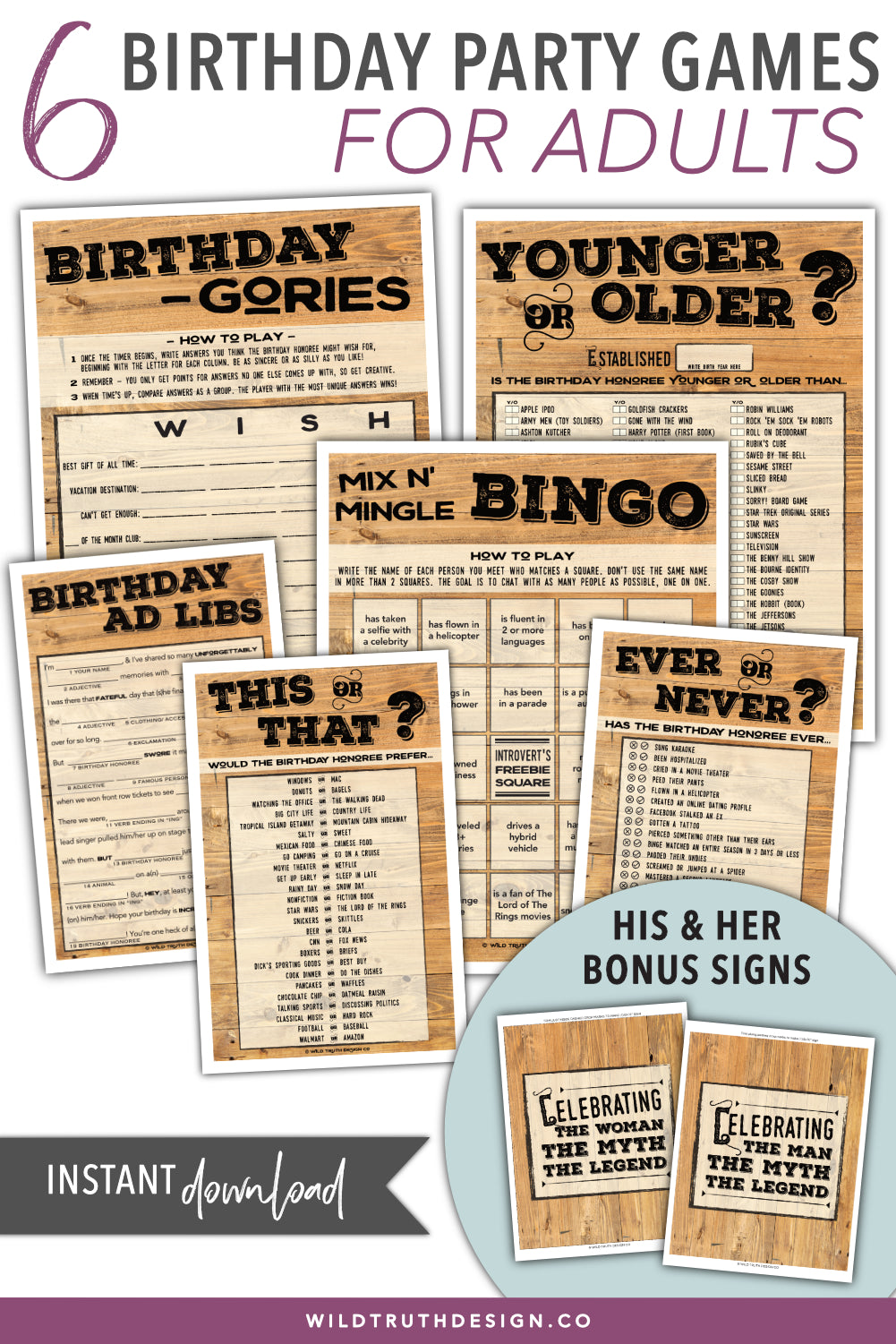 Free Printable Adult Party Games